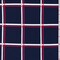 Navy/Pink/White Check Double Brushed Jersey Knit Fabric By the Yard